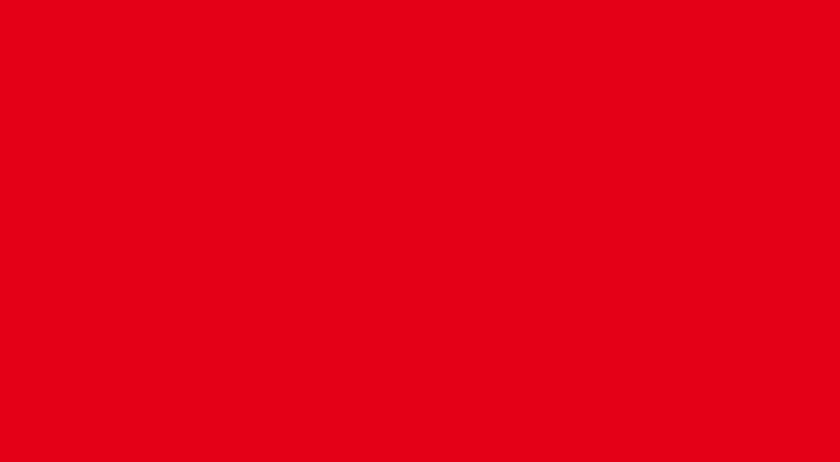 Farget flate med rød logofarge